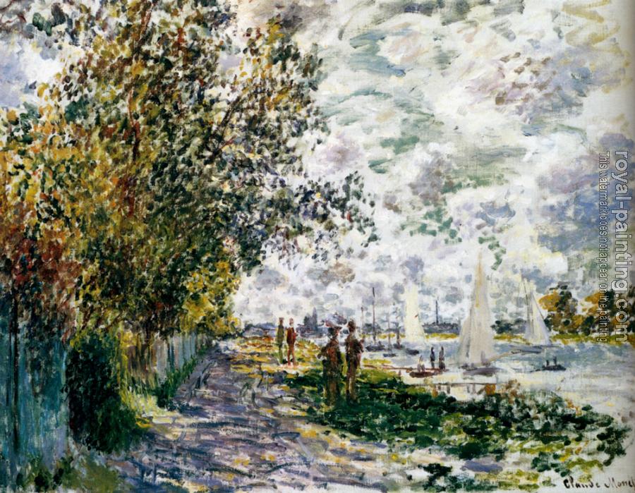 Claude Oscar Monet : The Red Cape (Madame Monet)